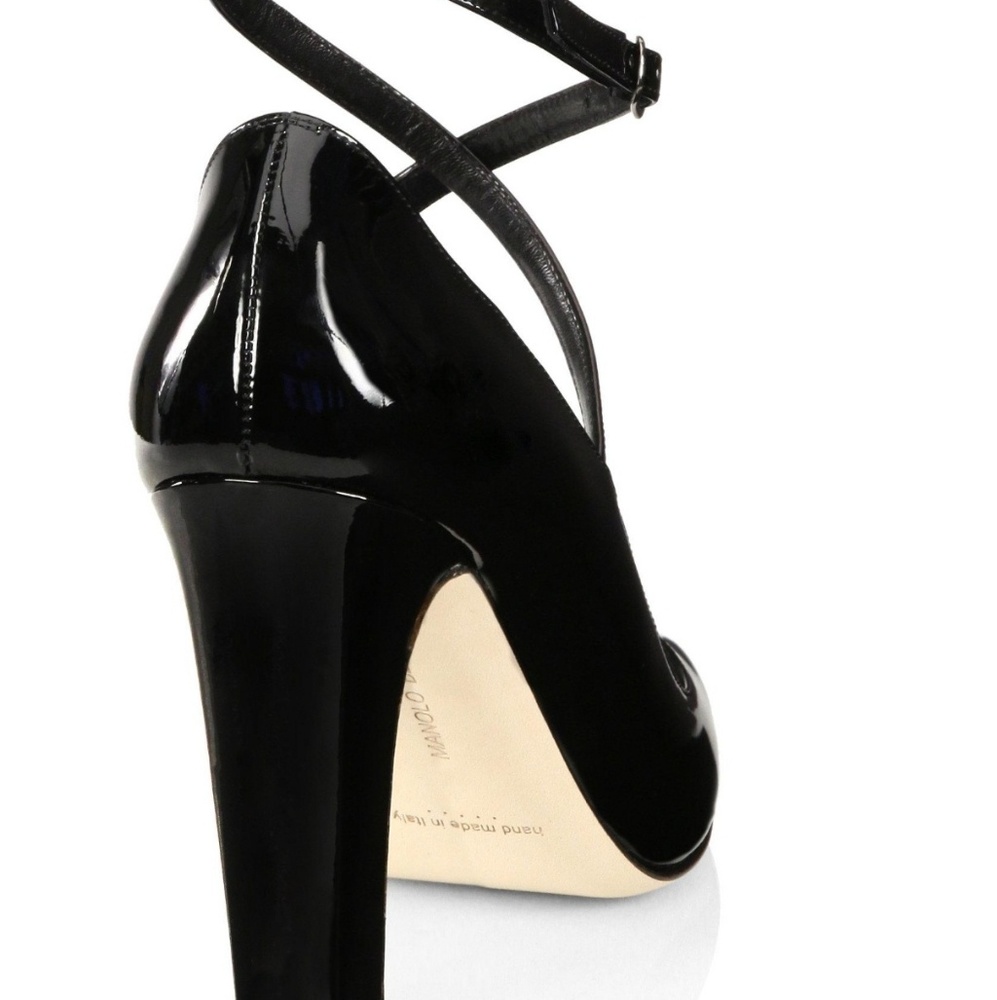Manolo Blahnik leather pumps size 5.5 - Picture 3 of 9